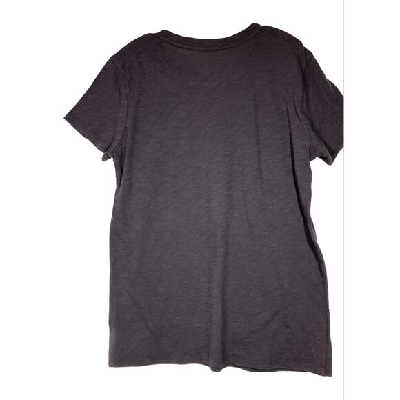 NEW Lucky Brand T-Shirt Charcoal Gray Good Vibrations Graphic Size S - Picture 2 of 5